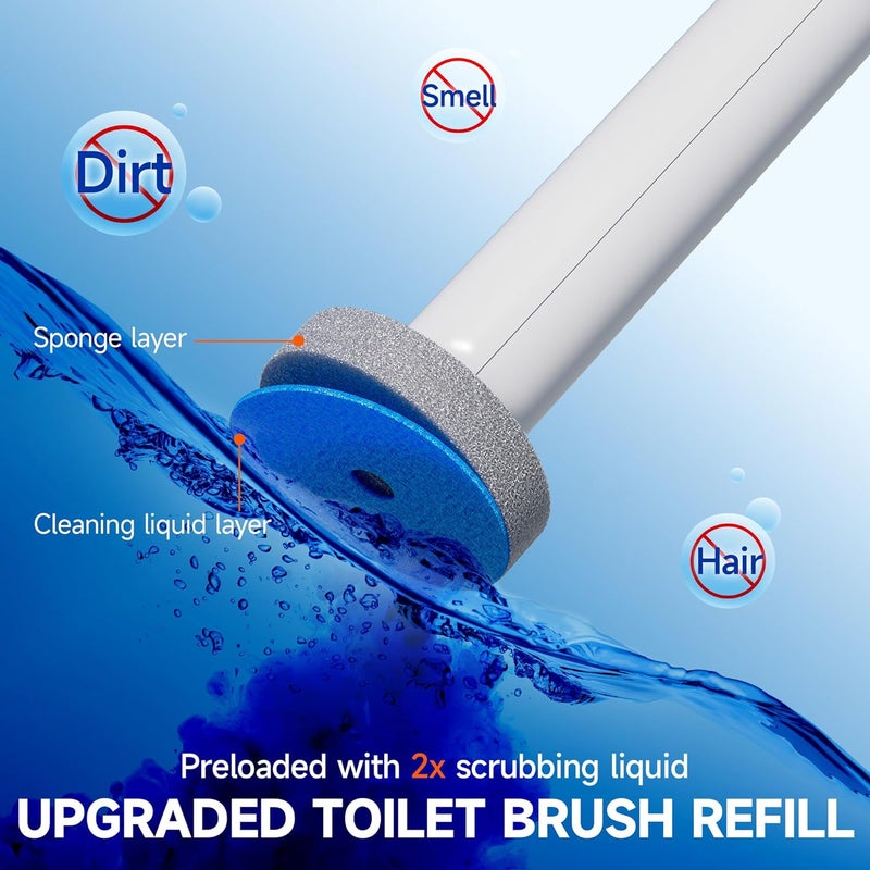 CTIME - 36 Replacement Toilet Brush Heads, Suitable for Bathrooms and Toilets - Image 5
